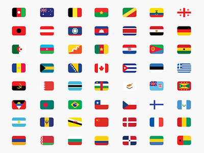 Flags colorful design flags graphic sketch