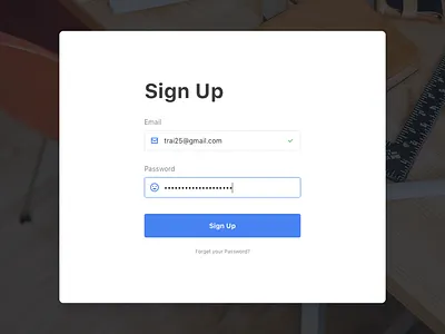 DailyUI 001 - Sign Up dailyui signup uiux web