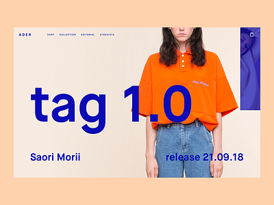 ADER Website Concept ader clean clothes clothing design fashion modern page photos shop stylish website