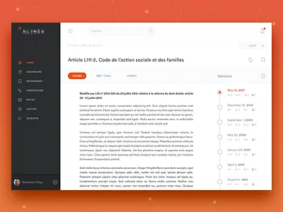 Web Service for Lawyers app interface law service web