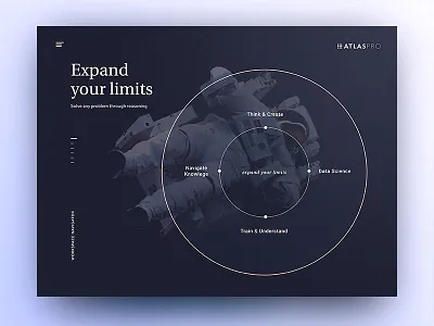 Expand Your Limits circle dark experimental ui