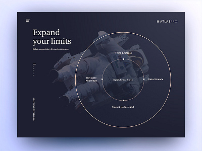 Expand Your Limits circle dark experimental ui