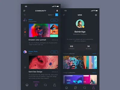 Daily exercise 13/100 days-Collect the application black collect follow followers home picture