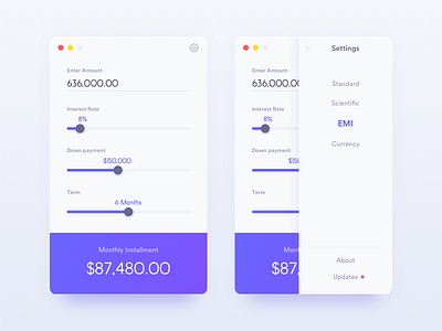Daily UI Challenge #004 - Calculator 004 app calculator daily ui challange desktop emi ui ux