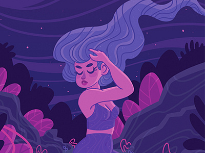Moonlight Lady character illustration