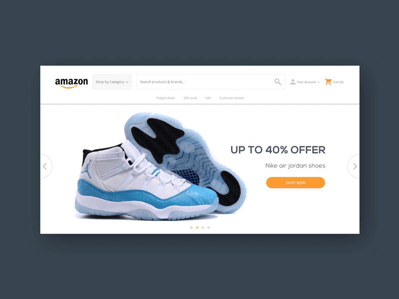 Amazon homepage redesign amazon gif homepage redesign website