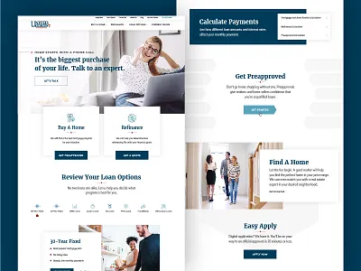 United Home Loans :: Homepage apply approval buy calculate experts homepage loans refinance ui ux web web design