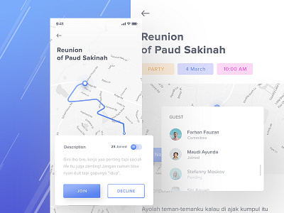Event App Design app design event app ios 11 iphone x map modern clean party schedulle wedding