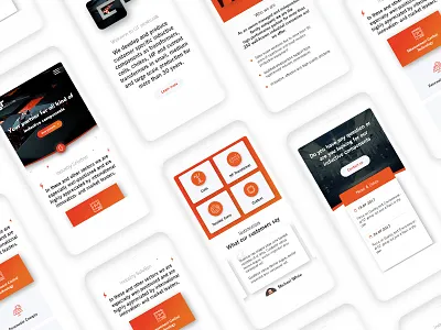 Landing page - Responsive version electronics interaction landing mobile page responsive website