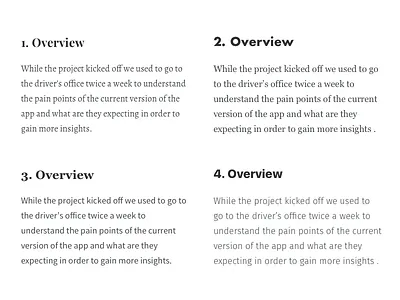 Portfolio - Typeface Selection casestudy clean fonts help minimal portfolio typeface ui ux