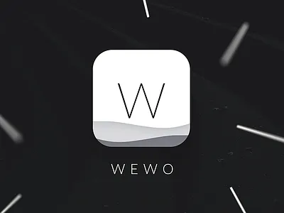 Wewo 3d app concept branding dairy icon illustrations logo minimalism mobile app product product designer set of icons studio the glyph typography ui ux web web design web design
