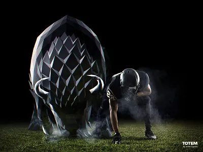 Low Poly Illustration - Bull 3d bull american football animal art artwork bison buffalo bull football illustraion low poly lowpoly lowpoly bull lowpolyart lowpolygon mascot spirit sports