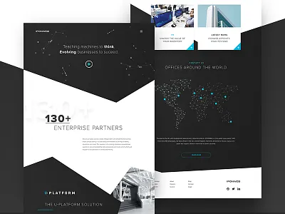 Iponweb Website adtech ai angles data diagonal engineering nodes technology ui ux web design website