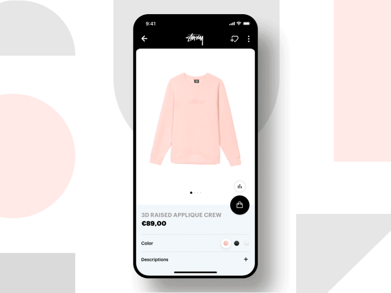 AI Smart Scanning ae ai animation app ar camera commerce product shop ui ux