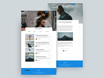 MDLIVE Blog blog minimal ui web