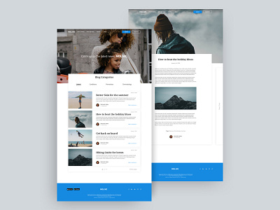 MDLIVE Blog blog minimal ui web