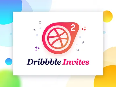 2 More Dribbble Invites color debut design draft dribbble game invitation invites player shot two victory