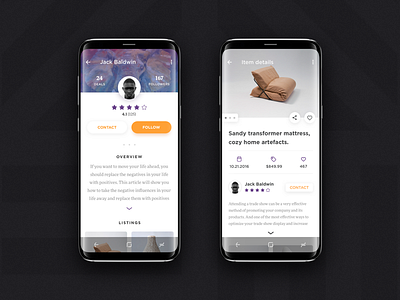 Pocketshop Android android app ecommerce app material design online store commerce product details typography ui uiux user experience whitespace