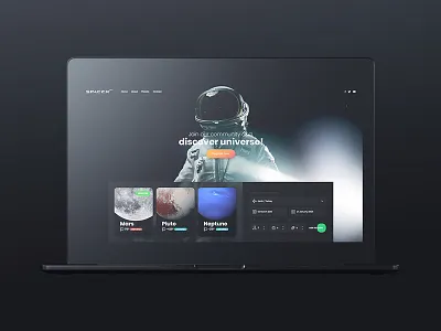 Space Ticket (#DUI7) challanges clean daily flat flight modern space ticket ui ux