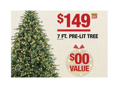 Holiday 2018 Black Friday 3-Tier Concept christmas holiday logo signage the home depot