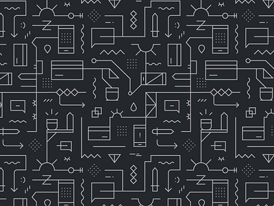 Geometric icon pattern geometric icon pattern icons pattern seamless seamless pattern