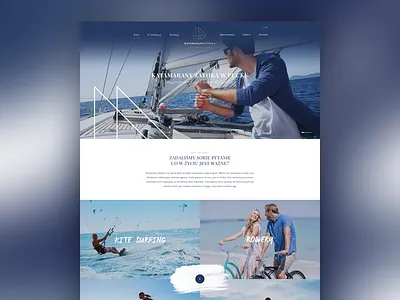 Catamarans Bay apartment development dribbbler estate holiday interactive poland realestate rent video wordpress