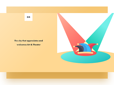 Art & Theater amazing flat gradient graphic design illustration local mumbai nightlife poster ui ux