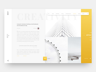 Blog It User Interface apple blog cards clean design gradient minimal sketch ui ux
