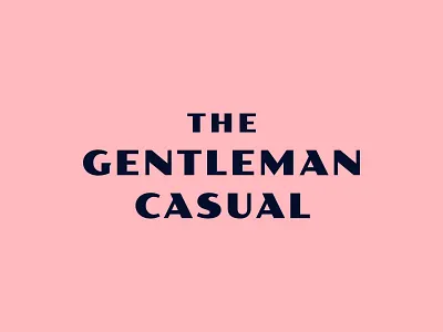 The Gentleman Casual badge blog brand casual crest fashion football g gentleman logo