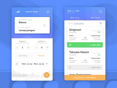 Train Ticket Booking App app booking mobile redesign ticket train