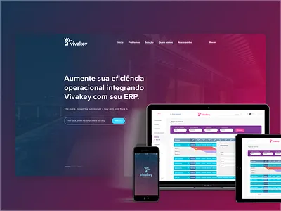 Vivakey Site dash dashboard digital interface site ui ux web website