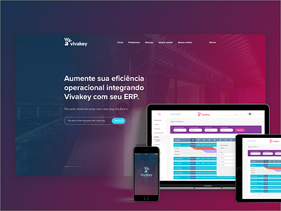 Vivakey Site dash dashboard digital interface site ui ux web website