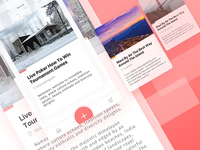 Travel card design experience identity interface online page ui usability user ux