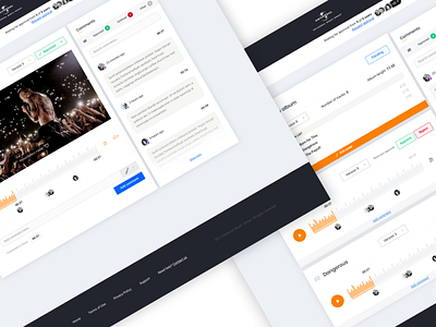 Secure Sharing Portal | Universal Music admin comments music portal secure share ui ux website