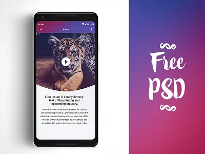 Article design - Free PSD animation article design daily ui daily ui 100 dark ui ecommerce free psd free ui kit freebies george samuel hero section interaction interaction design landing page panda ui kit trendy user experience user interface ux web design