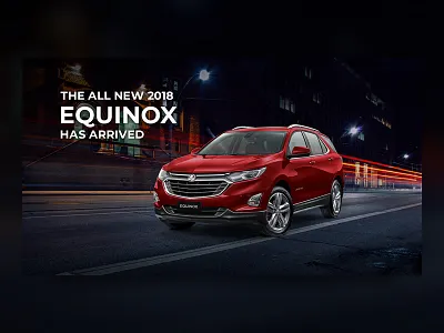 EDM Design for Gibbons Holden car dark equinox holden launch marketing minimal night promotion sales simple suv