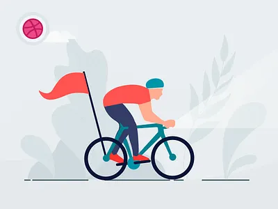 Hello~Dribbble illustration