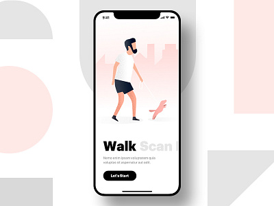 onboarding ai app camera illustration mobile onboarding product tour typography ui ux