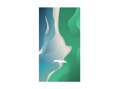 Sea & Sky flight game ios minimal nature ocean sea seagull sky