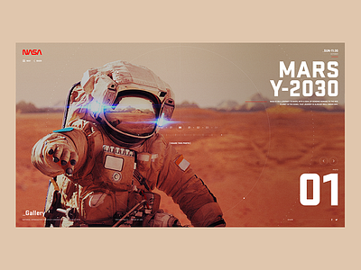 Nasa A-05 - Gallery astronaut concept desktop earth nasa screen space ui ux