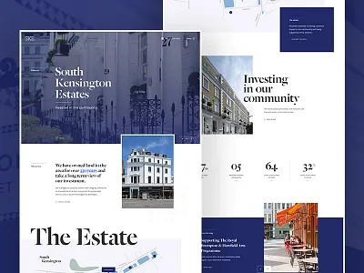 Landing page design homepage landing page map navigation typography ui ux website