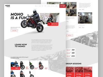 Monomaniac automotive ui ui ux uiux ux web design website