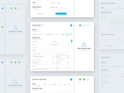 Healthcare Dashboard. System pop - ups. access application dashboard health healthcare interface medical productdesign ui ux webdesign