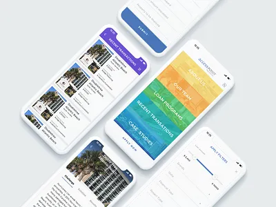 AccessPointFinancial App app clean financial ios iphone x minimalistic mobile ui ux white ui