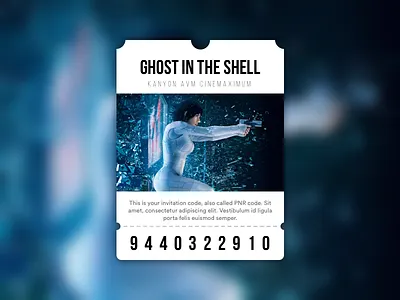 Movie Ticket - Sinemia App cinema movie theatre ticket