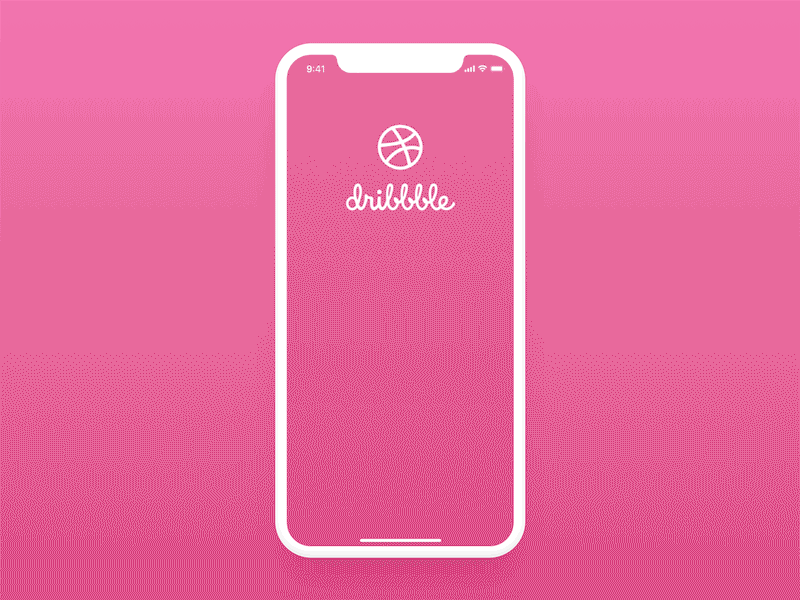 Hello Dribbble animation attachment dribbble gif hello interface iphone x login mobile principle sign in ui