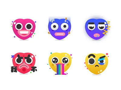 表情包 lovely，icon，expression，heart