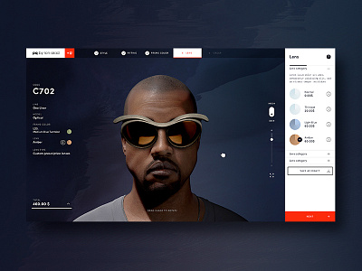 pq + u app design / customize your frame 3d arad by customize eyewear face mapping pq printing ron