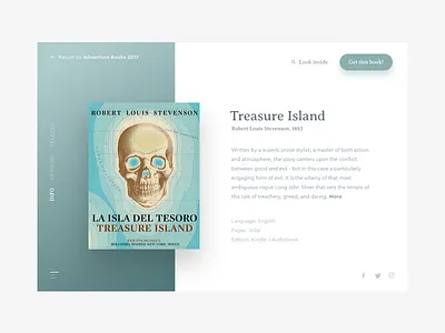 Daily UI Challenge #003 — Landing Page adventure app book dailyui landing page ui ux