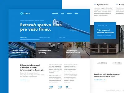 It-tech | Homepage clean home interior landing page smart home ui ux web webdesign